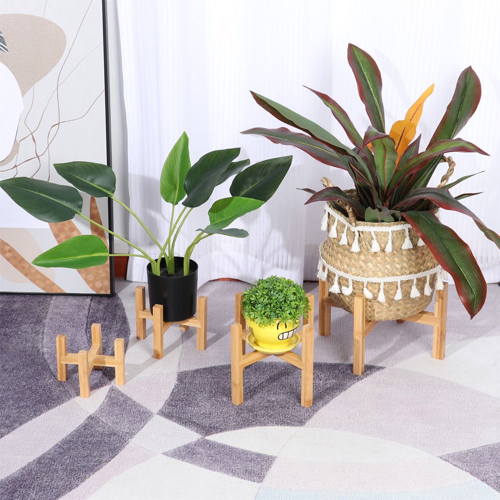 Bambusowa dekoracja wnętrz na  – Bonsai Garden Display Stands recenzja i cena