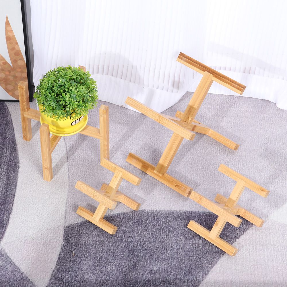 Bambusowa dekoracja wnętrz na  – Bonsai Garden Display Stands recenzja i cena
