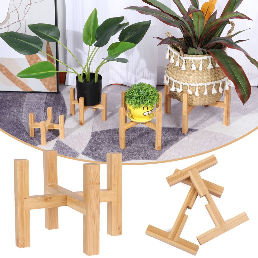 Bambusowa dekoracja wnętrz na  – Bonsai Garden Display Stands recenzja i cena