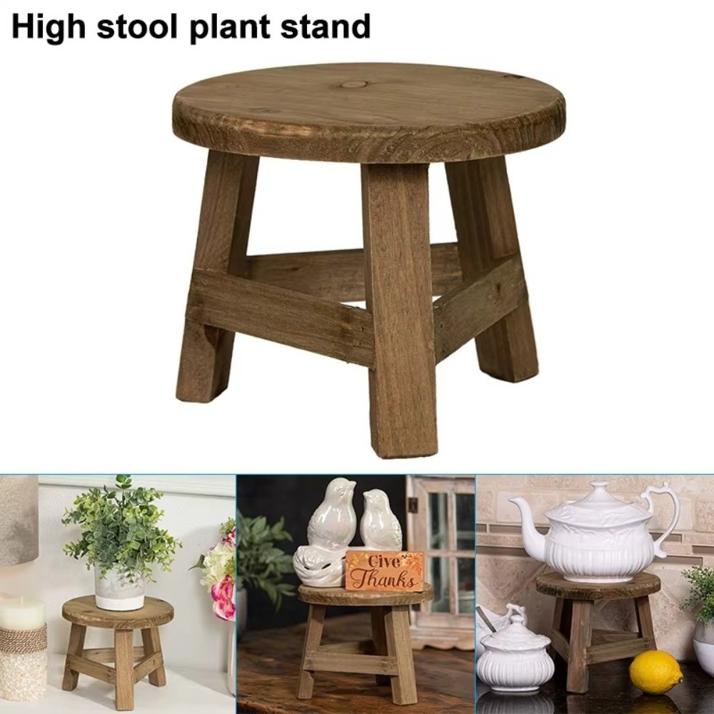 Mini Drewniany Stołek Stojak n – Bonsai Garden Display Stands recenzja i cena