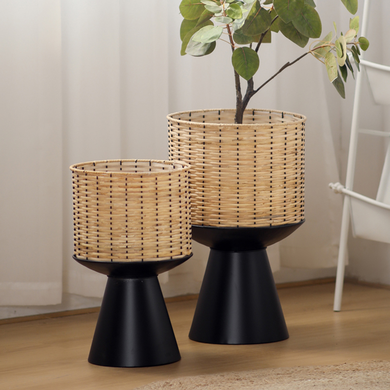 Rattanowy splot Doniczka Nowoc – Bonsai Garden Display Stands recenzja i cena