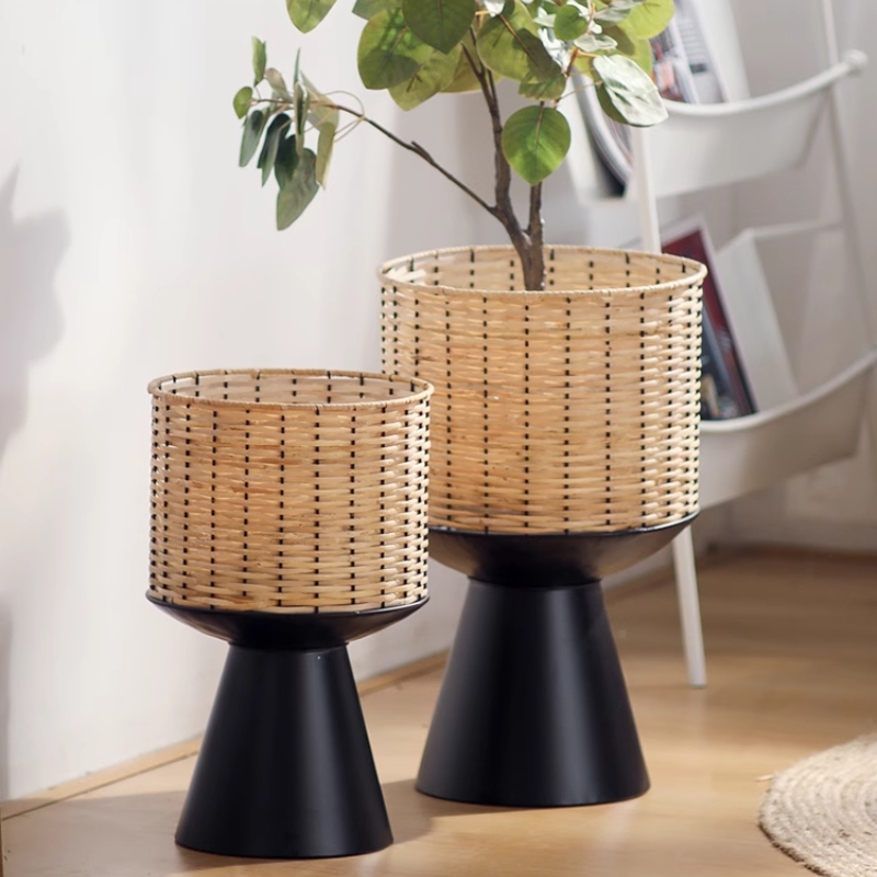 Rattanowy splot Doniczka Nowoc – Bonsai Garden Display Stands recenzja i cena