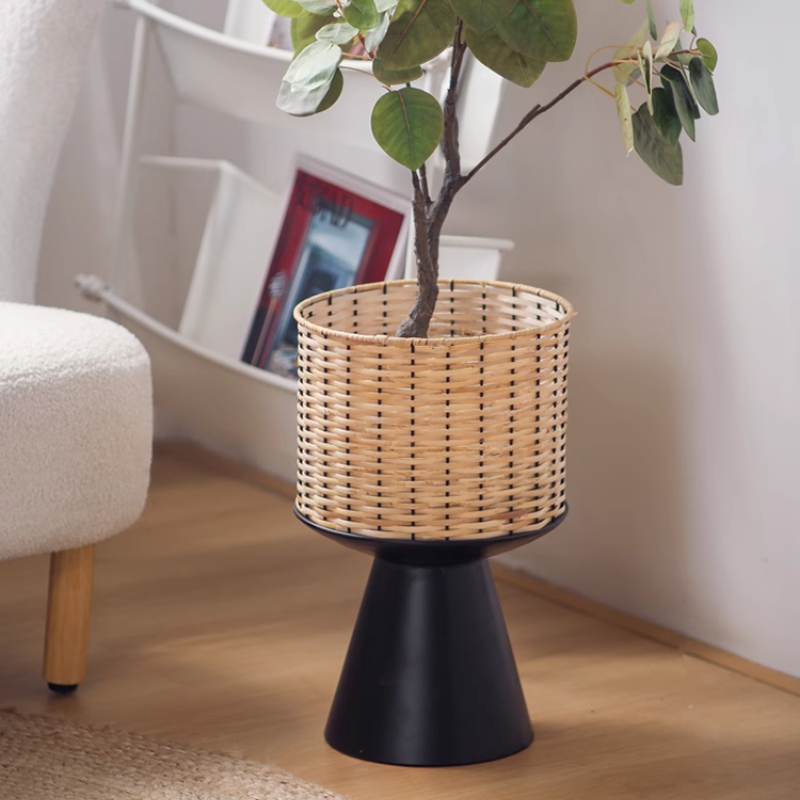 Rattanowy splot Doniczka Nowoc – Bonsai Garden Display Stands recenzja i cena
