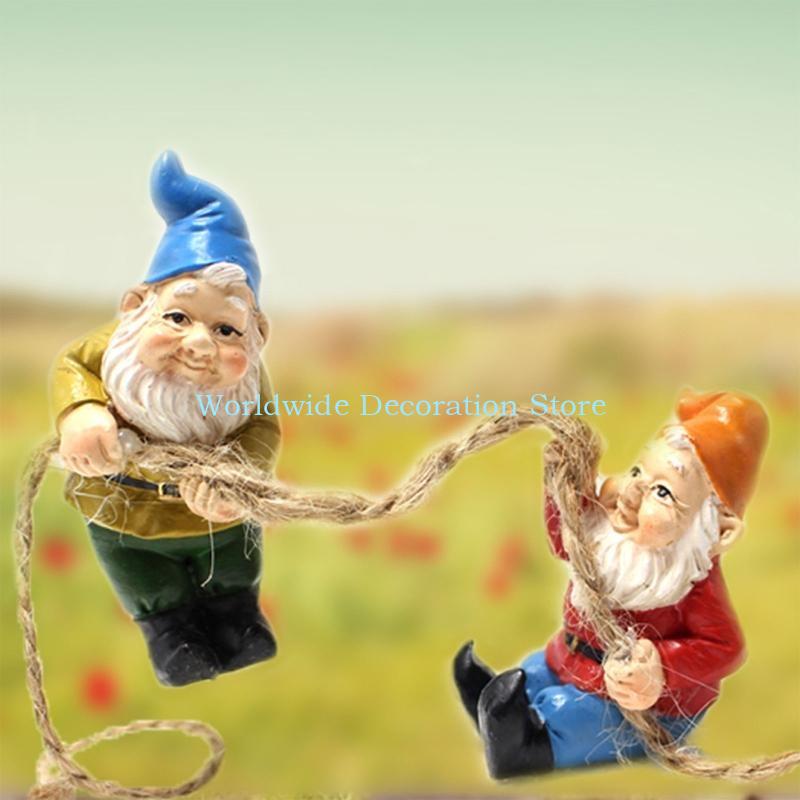Q39B 4PCS Figurki żywicy krasn – Bonsai Garden With Pond recenzja i cena