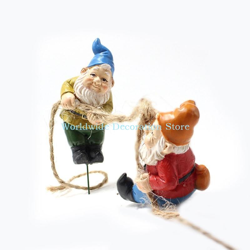 Q39B 4PCS Figurki żywicy krasn – Bonsai Garden With Pond recenzja i cena