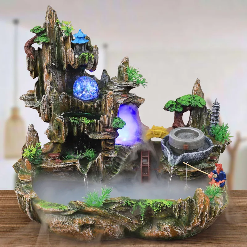 Fontanna skalna z widokiem na  – Bonsai Garden Fountain recenzja i cena